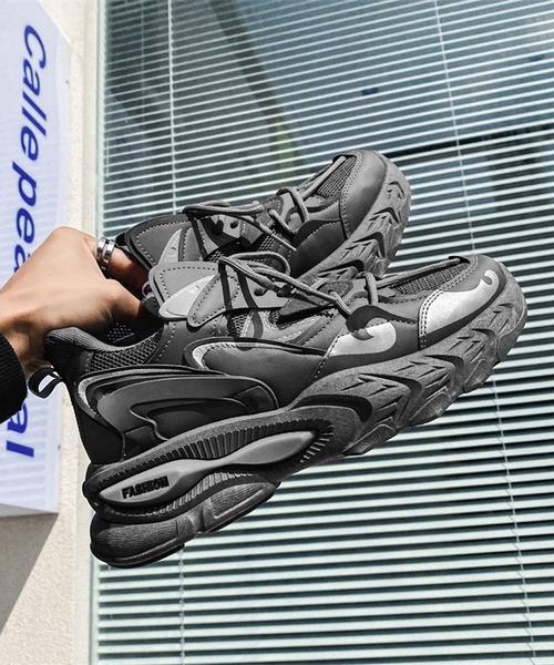 shoes365 スニーカー 「SHOES 365」厚底ダッドスニーカー メンズ
