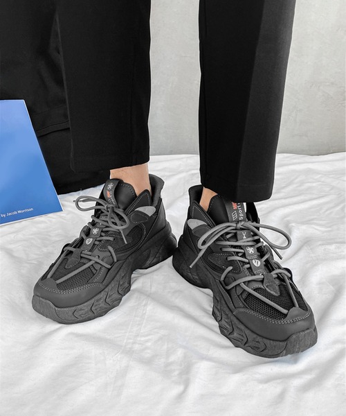 shoes365 スニーカー 「SHOES 365」厚底ダッドスニーカー メンズ