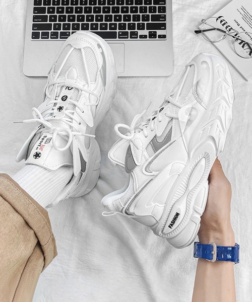 shoes365 スニーカー 「SHOES 365」厚底ダッドスニーカー メンズ