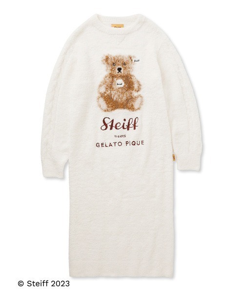 ジェラートピケシュタイフ ワンピース gelato pique - ジェラートピケ♡シュタイフ♡限定コラボ