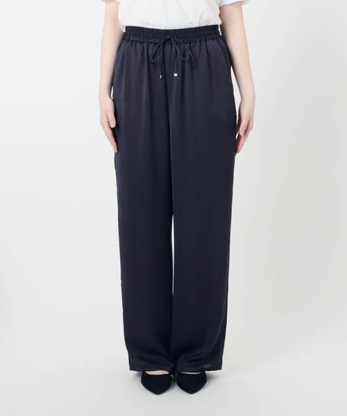 【新品タグ付き】IENA❁リラックスサテンパンツ 38 IENA パンツ サテンリラックスパンツ レディース : ZOZOTOWN
