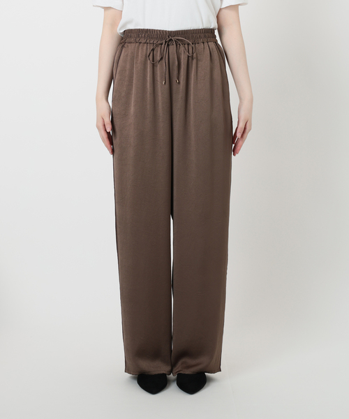 【新品•未使用】【定価16500円】イエナ　IENAサテンパンツ IENA パンツ サテンリラックスパンツ レディース : ZOZOTOWN