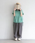 ワイドパンツ パンツ 「ショート丈」soulb...の詳細画像3