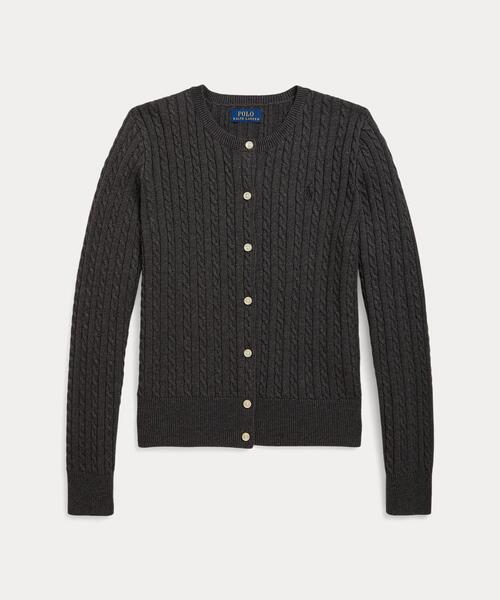 美品✨　ralph lauren kids ミニケーブル コットン カーディガン Polo Ralph Lauren Childrenswear カーディガン ミニケーブル コットン