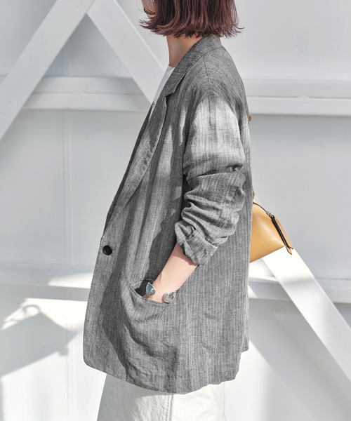 Spick＆Span 「Spick & Span」 テーラードジャケット 34 グレー