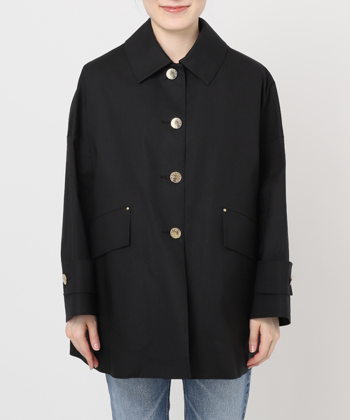 マッキントッシュ コート DUNFORD SHORT】ストレッチメモリーツイルステンカラーコート