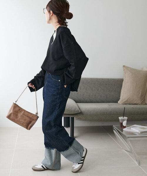 ひろ太　ディスコートブラウン Vネック スウェットまとめ Discoat（ディスコート） トレーナー スウェット 「新色追加!」裏毛深V