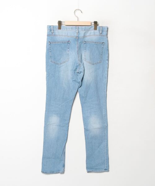 「BEAUTY&YOUTH UNITED ARROWS」 加工デニムパンツ LARGE ブルー メンズ