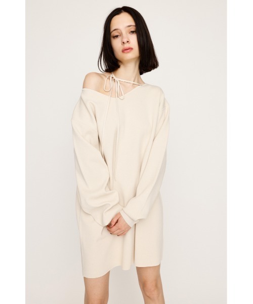 SLY ワンピース 「2025AW」ASYMMETRY NECK LOOSE OP