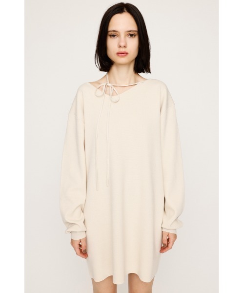 SLY ワンピース 「2025AW」ASYMMETRY NECK LOOSE OP