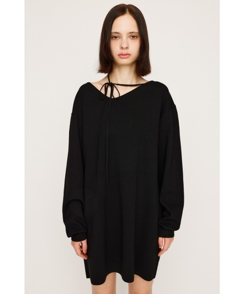 SLY（スライ） ワンピース ASYMMETRY NECK LOOSE OP アシンメトリー