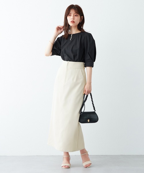 「natural couture」 タイトスカート LARGE ブラック レディース_画像6