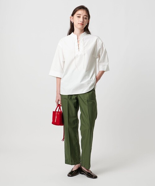 UNITED ARROWS（ユナイテッドアローズ） ブラウス シャツ レースアップ