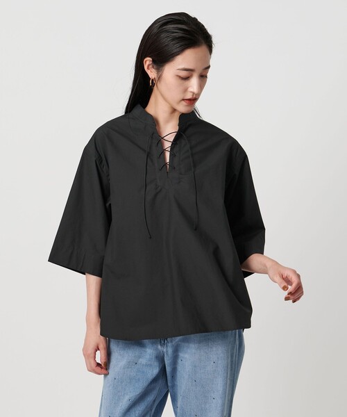 ブラウス シャツ レースアップブラウス レディース UNITED ARROWS ブラウス シャツ レースアップ レディース