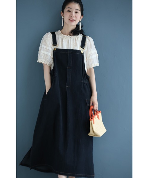 SからL対応 ささやかに煌めくヤシの木刺繍ブラウストップス cawaii ブラウス シャツ ささやかに煌めくヤシの木刺繍ブラウス