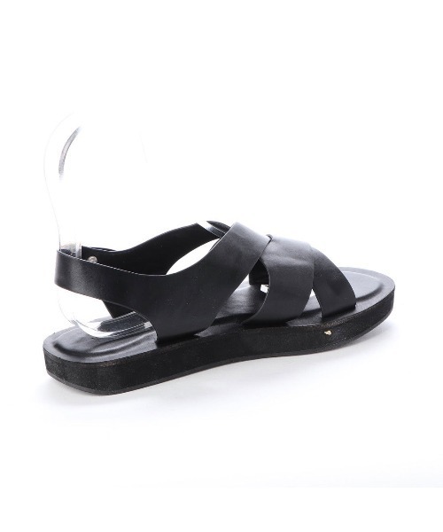 「EVOL」 フラットサンダル L アイボリー レディース_画像4