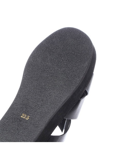 「EVOL」 フラットサンダル L アイボリー レディース_画像6