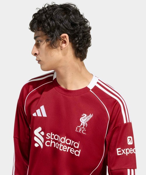adidas tシャツ リバプール FC 25/26 長袖 ホームジャージー