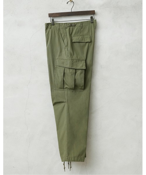 ▪️メイドインインディゴ パッチワーク ワイドパンツ カジュアル シャンプレー UNISEX》VENTILE Gabardine Tow-Tuck Wide Pants/ベンタイル