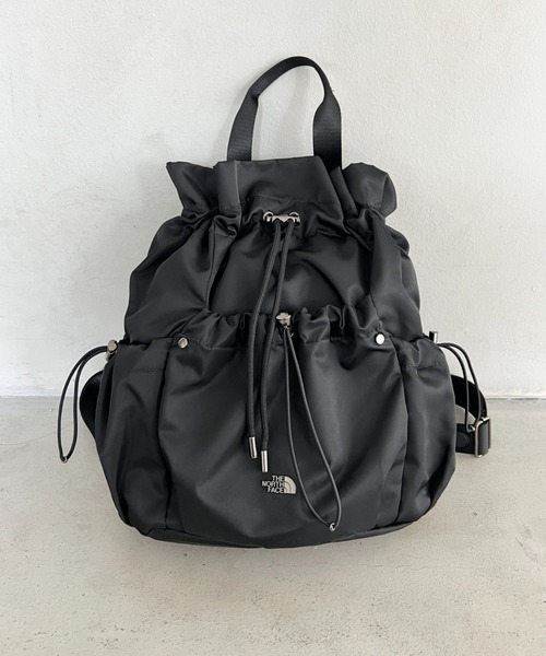 THE NORTH FACE ブラック巾着型 リュック THE NORTH FACE デイバック リュック 国内未発売 FACE(ザ