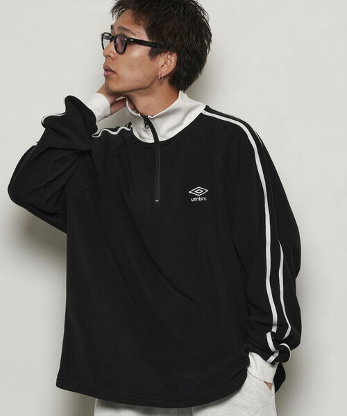 「UMBRO」 長袖Tシャツ LARGE ネイビー メンズ