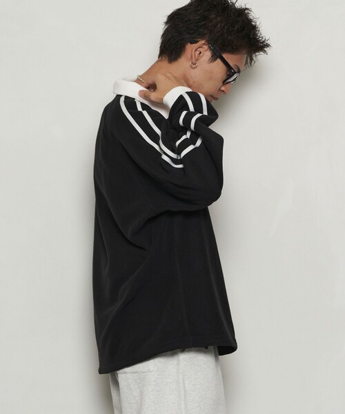 「UMBRO」 長袖Tシャツ LARGE ネイビー メンズ