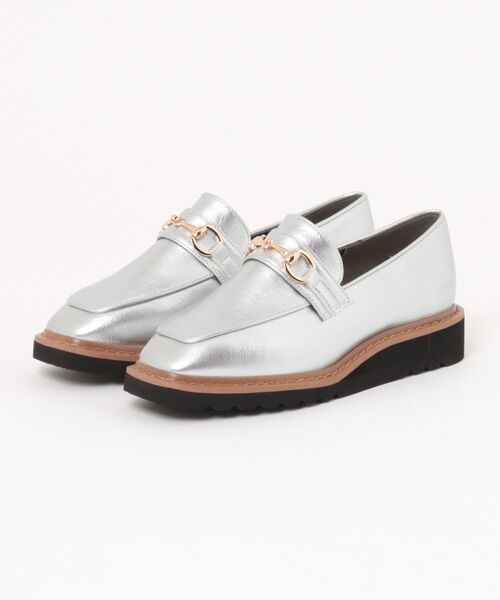 シュープラザ（SHOEPLAZA） ローファー ビットウェッジローファー
