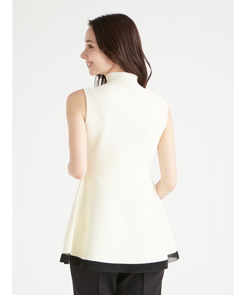 「CELFORD」 ノースリーブニット 36 ピンク レディース_画像2