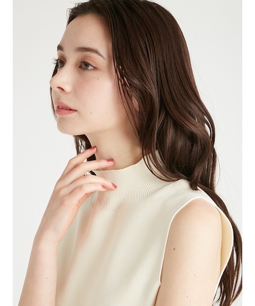 「CELFORD」 ノースリーブニット 36 ピンク レディース_画像4