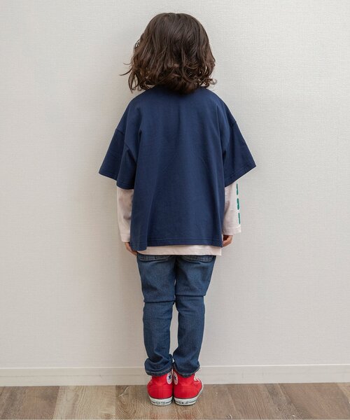 BREEZE（ブリーズ） tシャツ 「2Pセット/ジュニア対応」3way袖プリント