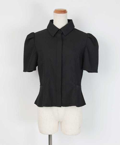 「ur's」 半袖シャツ S オフホワイト レディース_画像4