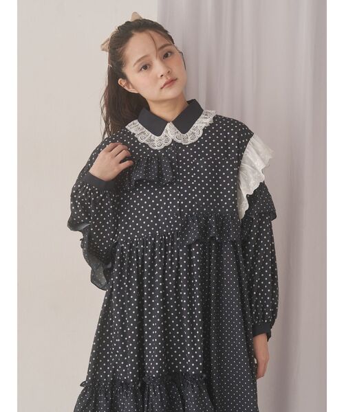 merry jenny（メリージェニー） ワンピース フリルドット