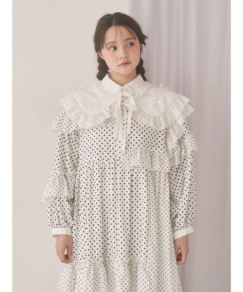 merry jenny（メリージェニー） ワンピース フリルドット