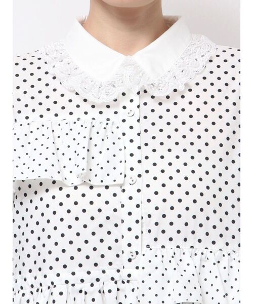 merry jenny（メリージェニー） ワンピース フリルドット