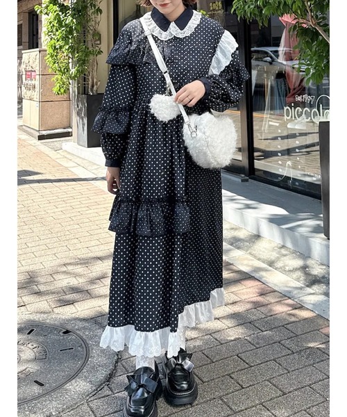 merry jenny（メリージェニー） ワンピース フリルドット