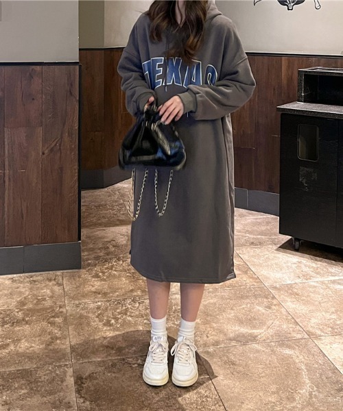 オーバーサイズパーカーワンピ ワンピース オーバーサイズパーカーワンピース : ZOZOTOWN Yahoo!店