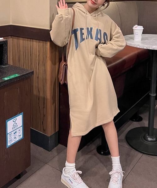 ワンピース オーバーサイズパーカーワンピース : ZOZOTOWN Yahoo!店