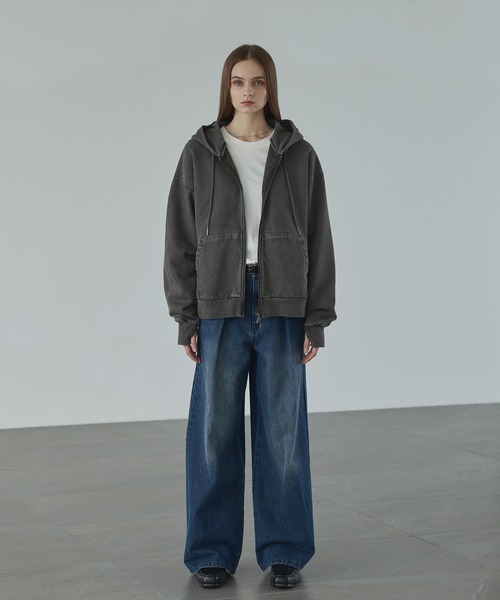 CALLNE パーカー 「CALLNE」Heavyweight Double Zip Hoodie