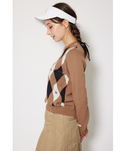 Rienda Golf フワフワ長袖セーター ベージュ