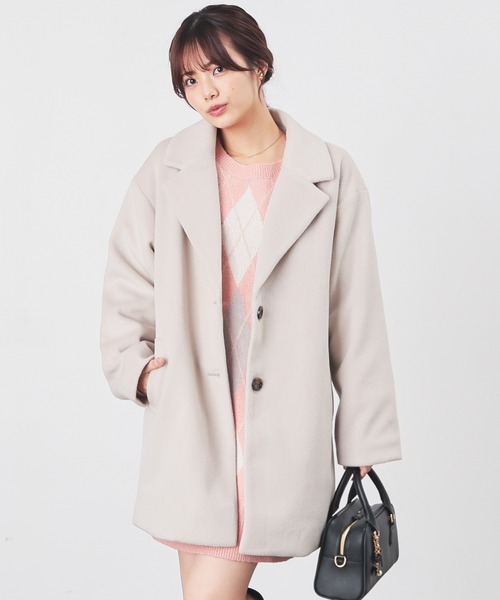 Honeys（ハニーズ） コート チェスターコート 「抗菌防臭・静電気軽減