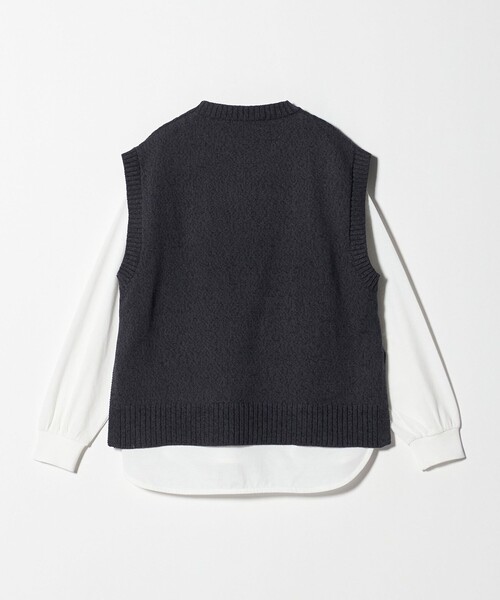 ベスト ジレ カールメルトン キーネックベスト 「A DAY IN THE LIFE