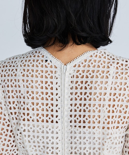 「Sov.」 半袖ワンピース 38 キナリ レディース_画像8