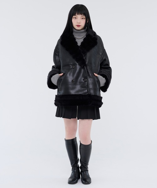 Ellno de Mavie（エルノデメヴィ） ムートンコート ボアコート