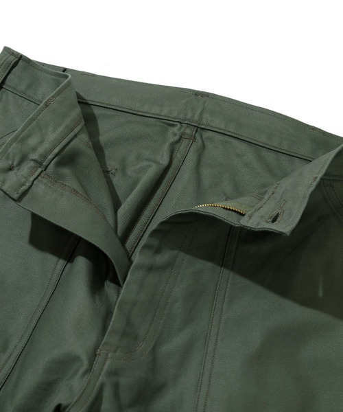 GUNG HO（ガンホー） パンツ BACK STAIN 4POCKETS WIDE FATIGUE