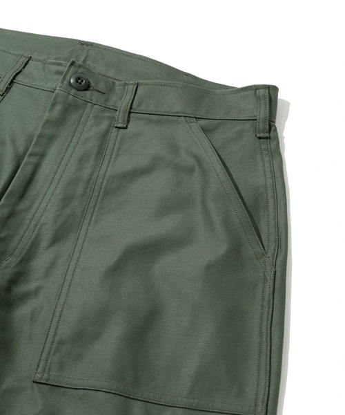 GUNG HO（ガンホー） パンツ BACK STAIN 4POCKETS WIDE FATIGUE