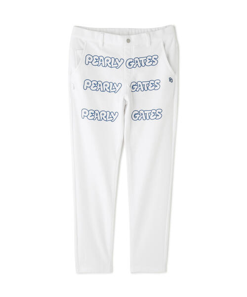 PEARLY GATES パーリーゲイツ 中綿入り ロゴ パンツ メンズ 白 M