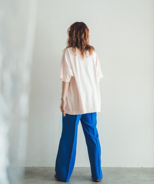 「FIL DE FER」 イージーパンツ FREE レッド レディース_画像4