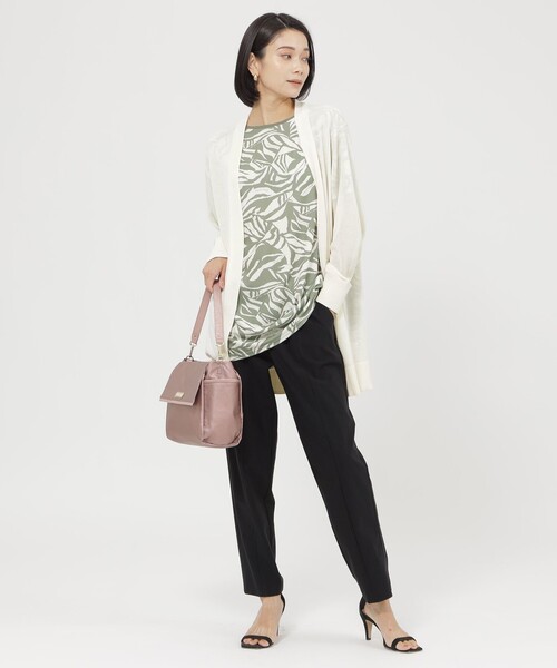 「EVEX by KRIZIA」 ニットカーディガン 40 オレンジ レディース_画像2