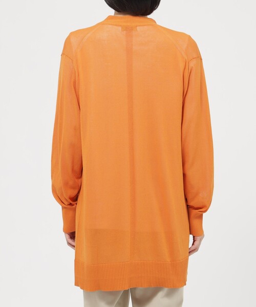 「EVEX by KRIZIA」 ニットカーディガン 40 オレンジ レディース_画像7