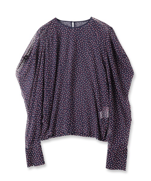 「mintdesigns」 長袖ブラウス 2 ネイビー レディース_画像8